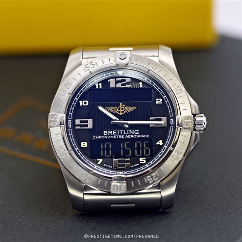 buy second hand breitling|pre owned breitling aerospace.